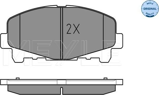 Meyle 025 247 6616 - Set placute frana,frana disc aaoparts.ro