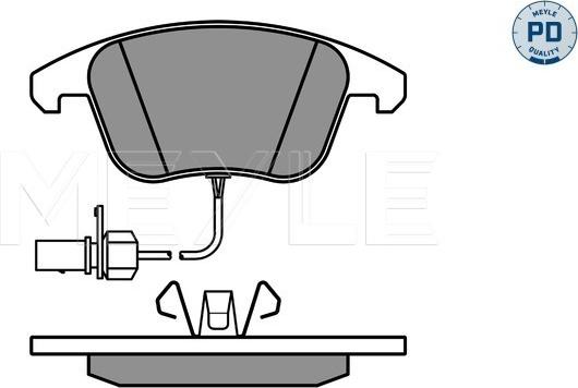 Meyle 025 247 0520/PD - Set placute frana,frana disc aaoparts.ro