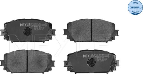 Meyle 025 247 0817 - Set placute frana,frana disc aaoparts.ro