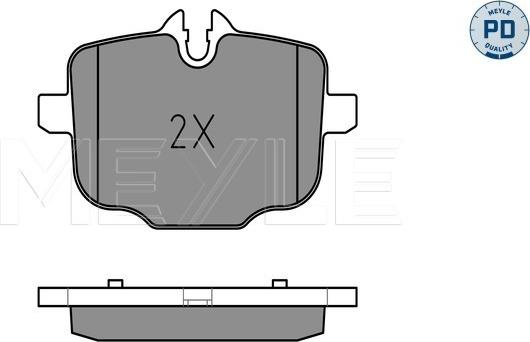 Meyle 025 247 0318/PD - Set placute frana,frana disc aaoparts.ro