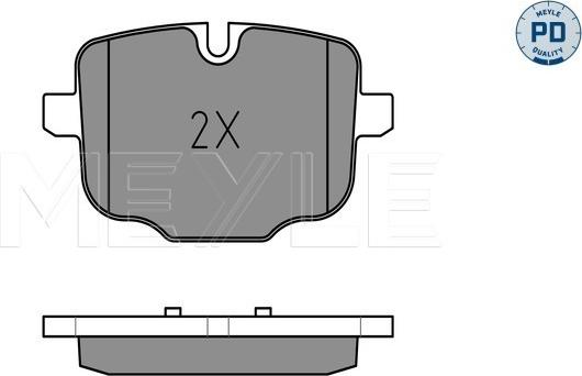 Meyle 025 247 0318/PD - Set placute frana,frana disc aaoparts.ro