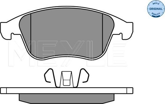 Meyle 025 247 1018 - Set placute frana,frana disc aaoparts.ro