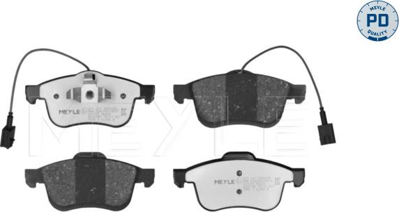 Meyle 025 247 2920/PD - Set placute frana,frana disc aaoparts.ro