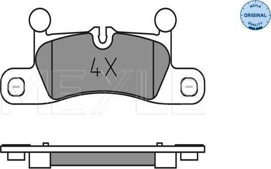 Meyle 025 247 2116 - Set placute frana,frana disc aaoparts.ro