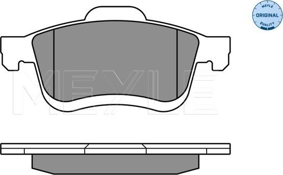 Meyle 025 247 2720/W - Set placute frana,frana disc aaoparts.ro