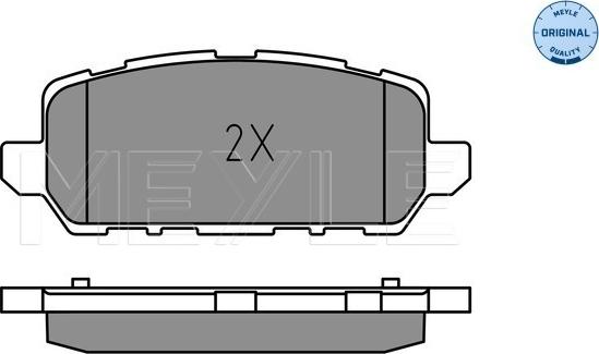 Meyle 025 259 4717 - Set placute frana,frana disc aaoparts.ro