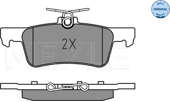 Meyle 025 259 6816 - Set placute frana,frana disc aaoparts.ro