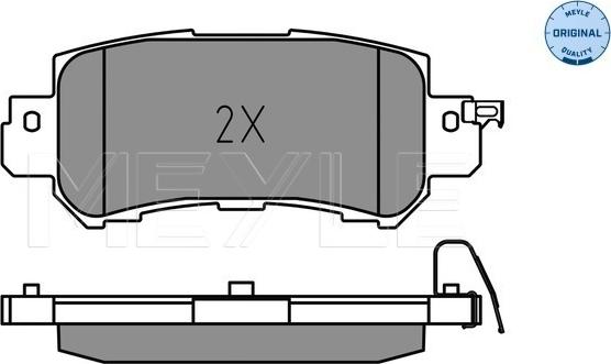 Meyle 025 255 4014 - Set placute frana,frana disc aaoparts.ro