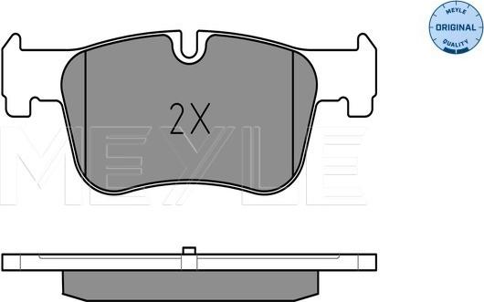 Meyle 025 255 0618 - Set placute frana,frana disc aaoparts.ro