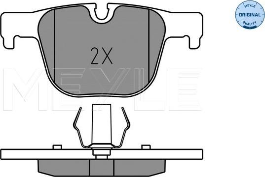 Meyle 025 255 1417 - Set placute frana,frana disc aaoparts.ro