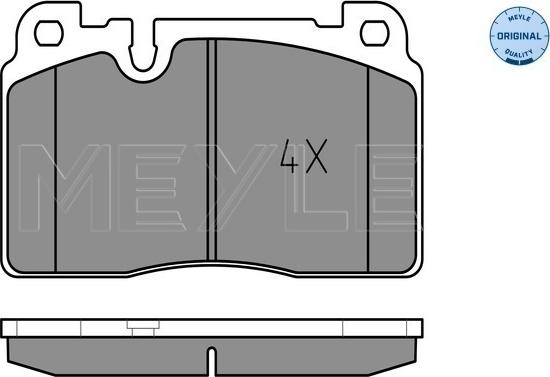 Meyle 025 256 4316 - Set placute frana,frana disc aaoparts.ro