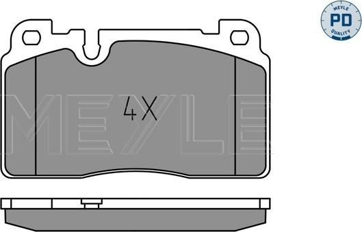 Meyle 025 256 4317/PD - Set placute frana,frana disc aaoparts.ro