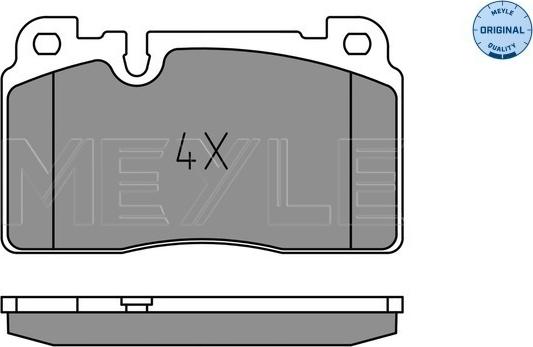 Meyle 025 256 4317 - Set placute frana,frana disc aaoparts.ro