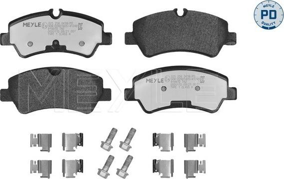 Meyle 025 256 0418/PD - Set placute frana,frana disc aaoparts.ro