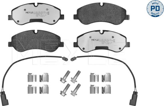 Meyle 025 256 0217/PD - Set placute frana,frana disc aaoparts.ro