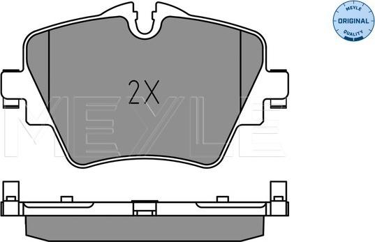 Meyle 025 256 1718 - Set placute frana,frana disc aaoparts.ro