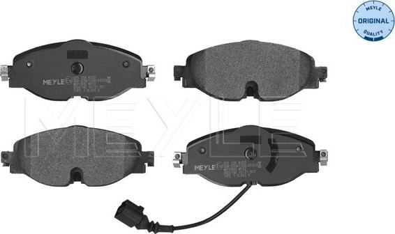 Meyle 025 256 8320 - Set placute frana,frana disc aaoparts.ro