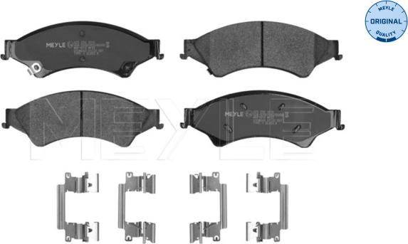 Meyle 025 256 3216 - Set placute frana,frana disc aaoparts.ro