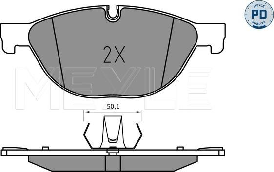 Meyle 025 250 4519/PD - Set placute frana,frana disc aaoparts.ro