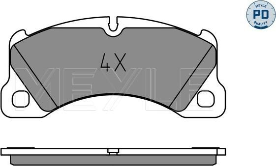 Meyle 025 250 0717/PD - Set placute frana,frana disc aaoparts.ro