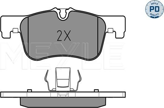 Meyle 025 250 1418/PD - Set placute frana,frana disc aaoparts.ro