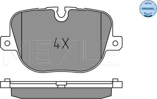 Meyle 025 250 8517 - Set placute frana,frana disc aaoparts.ro