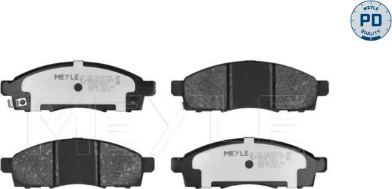 Meyle 025 250 8717/PD - Set placute frana,frana disc aaoparts.ro