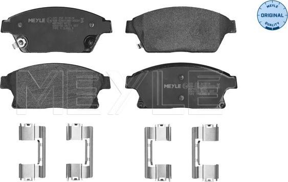 Meyle 025 250 3418/W - Set placute frana,frana disc aaoparts.ro