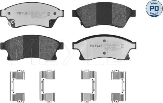 Meyle 025 250 3118/PD - Set placute frana,frana disc aaoparts.ro