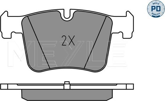 Meyle 025 251 9919/PD - Set placute frana,frana disc aaoparts.ro