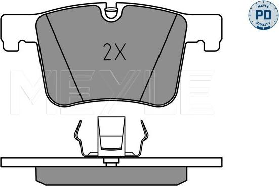 Meyle 025 251 9919/PD - Set placute frana,frana disc aaoparts.ro