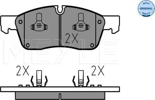 Meyle 025 251 9021 - Set placute frana,frana disc aaoparts.ro