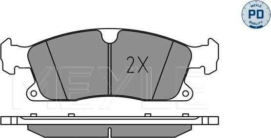 Meyle 025 251 9219/PD - Set placute frana,frana disc aaoparts.ro