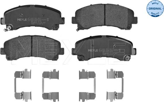 Meyle 025 251 4917 - Set placute frana,frana disc aaoparts.ro