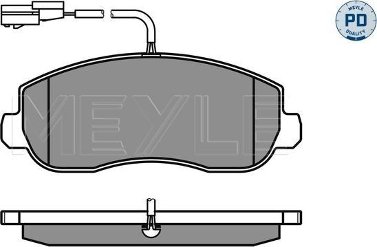 Meyle 025 251 4718/PD - Set placute frana,frana disc aaoparts.ro