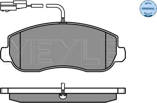 Meyle 025 251 4718/W - Set placute frana,frana disc aaoparts.ro