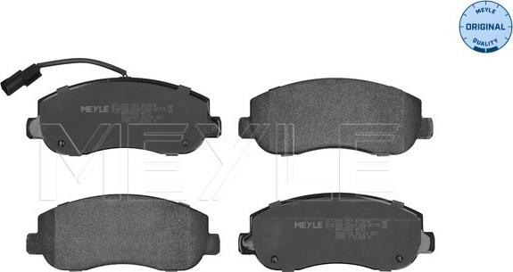 Meyle 025 251 4718/W - Set placute frana,frana disc aaoparts.ro