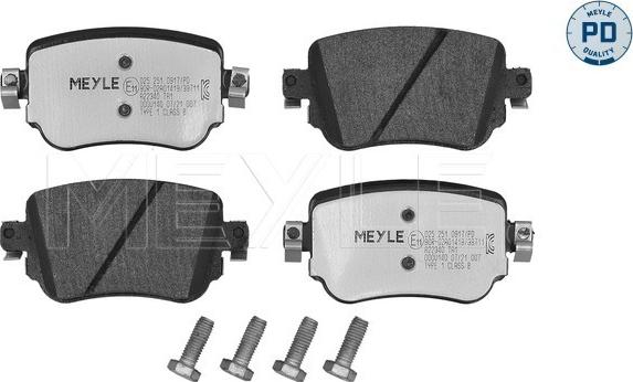 Meyle 025 251 0917/PD - Set placute frana,frana disc aaoparts.ro