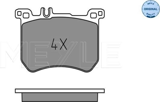 Meyle 025 251 8317 - Set placute frana,frana disc aaoparts.ro