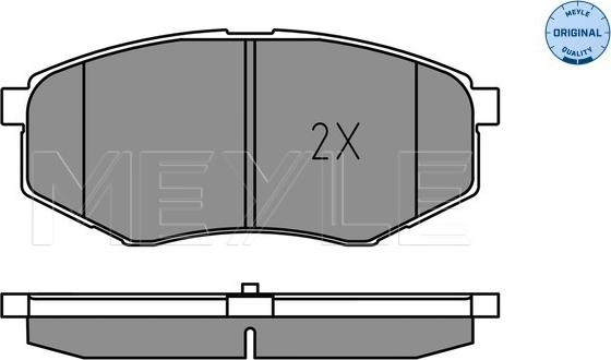 Meyle 025 251 8718 - Set placute frana,frana disc aaoparts.ro