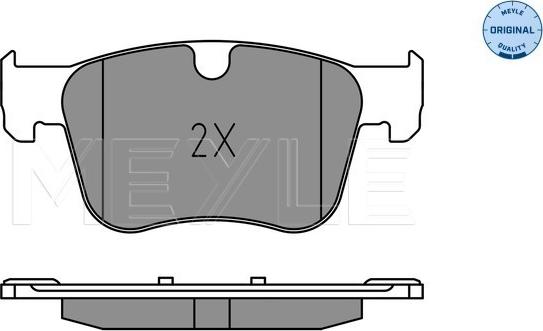 Meyle 025 258 3417 - Set placute frana,frana disc aaoparts.ro