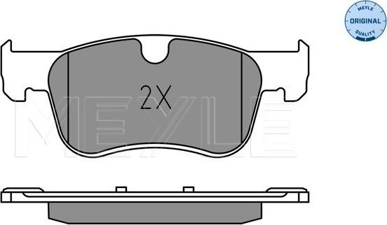 Meyle 025 258 3617 - Set placute frana,frana disc aaoparts.ro