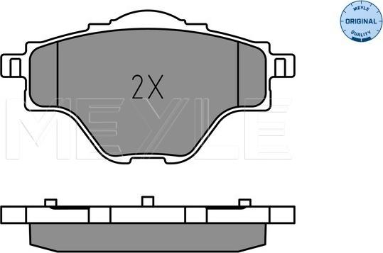 Meyle 025 258 2717 - Set placute frana,frana disc aaoparts.ro