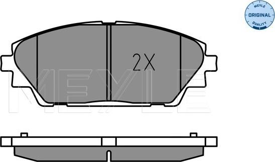 Meyle 025 258 7516 - Set placute frana,frana disc aaoparts.ro