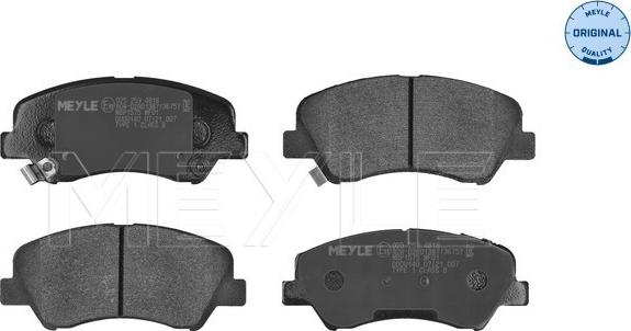 Meyle 025 253 4818 - Set placute frana,frana disc aaoparts.ro