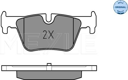 Meyle 025 253 0717 - Set placute frana,frana disc aaoparts.ro