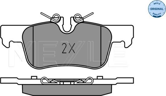 Meyle 025 253 3116 - Set placute frana,frana disc aaoparts.ro