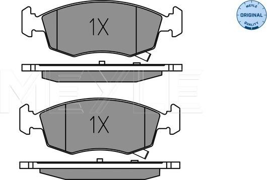 Meyle 025 253 2317 - Set placute frana,frana disc aaoparts.ro