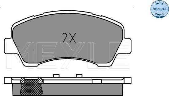 Meyle 025 252 5118 - Set placute frana,frana disc aaoparts.ro