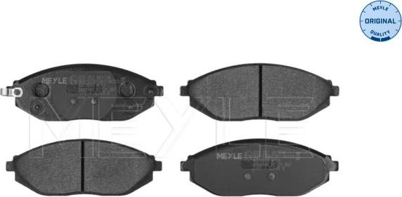 Meyle 025 252 6817/W - Set placute frana,frana disc aaoparts.ro